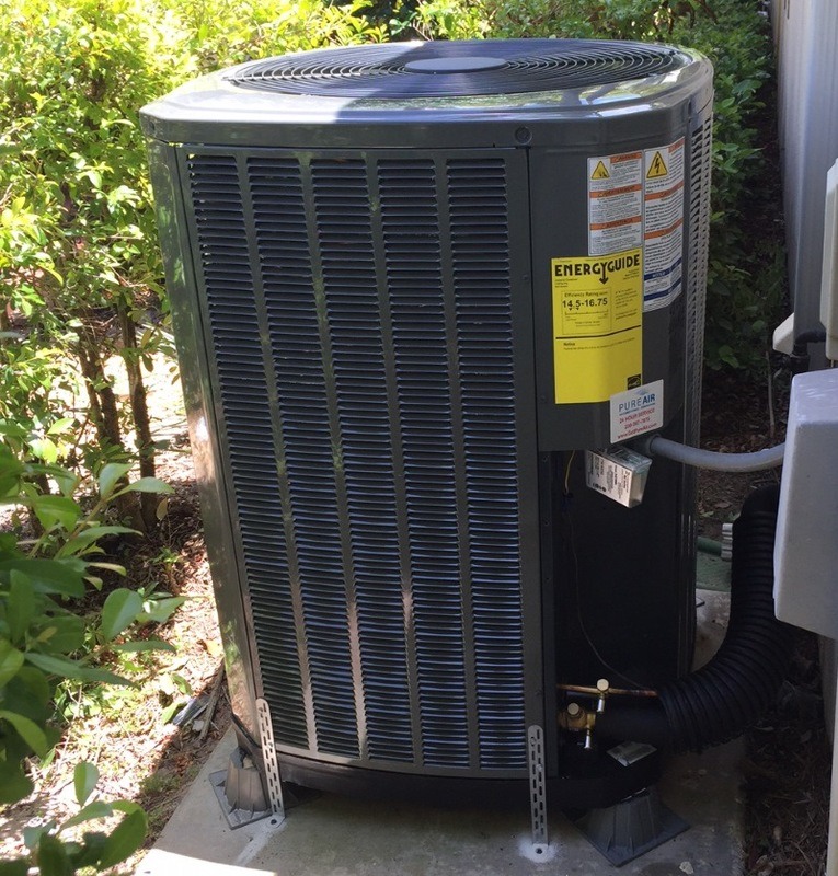 trane xr 14 condenser installation